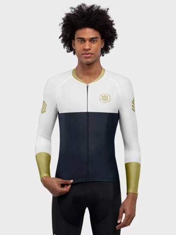 Siroko Fietslongsleeve "M2 Bavaria" donkerblauw/wit