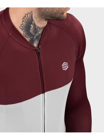 Siroko Fahrradtrikot "M2 Triplet" in Rot/ Weiß/ Beige