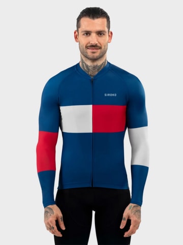 Siroko Fahrradtrikot "M2 Vezzana" in Blau/ Rot/ Weiß