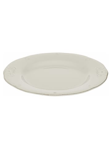 Villa d´Este 6-delige set: dinerborden "Duchessa" lichtgrijs - Ø 27 cm