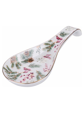 Villa d´Este Löffelablage in Weiß/ Bunt - (L)25,5 x (B)10 cm