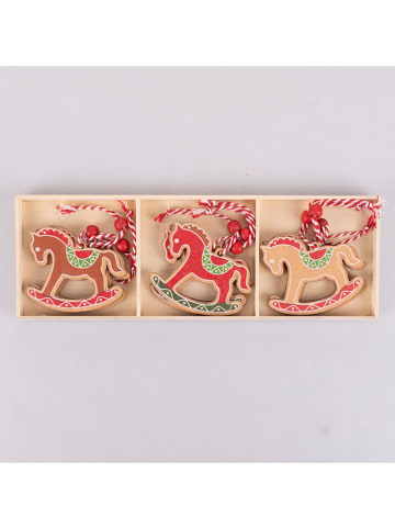 Villa d´Este Christbaumschmuck in Bunt - (B)7,5 x (H)8 cm - 9 Stück