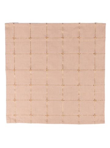 Villa d´Este 10-delige set: servetten beige/goudkleurig - (L)45 x (B)45 cm