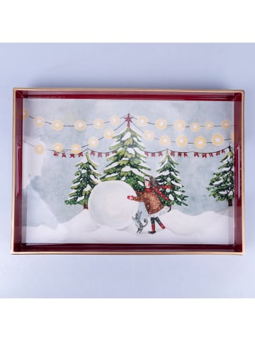 Villa d´Este Tablett in Bunt - (L)25 x (B)35 cm