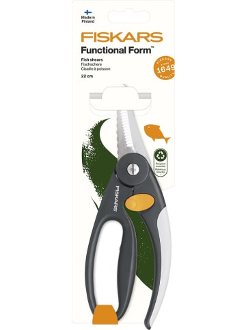 Fiskars Fischschere "Functional Form" in Grau - (H)22 cm