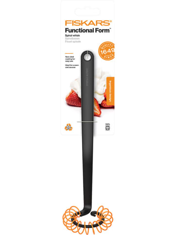 Fiskars Spiralbesen "Functional Form" in Schwarz - (H)27,3 cm