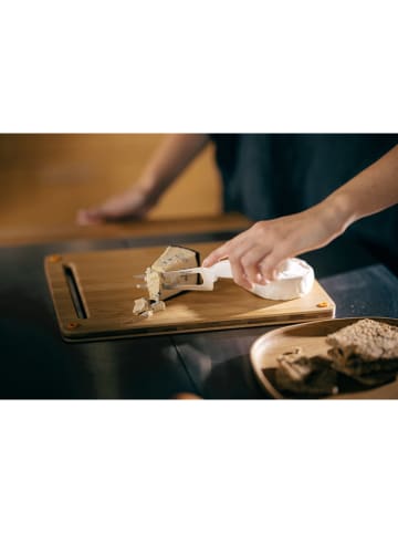 Fiskars Nóż "Functional Form" w kolorze srebrno-białym do sera - dł. 24 cm