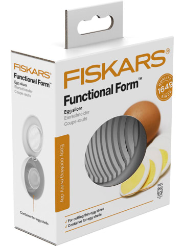 Fiskars Eiersnijder "Functional Form" wit - (H)4,2 cm