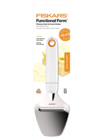 Fiskars Kaasschaaf "Functional Form" wit/zilverkleurig - (H)22,1 cm