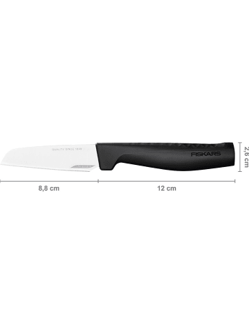 Fiskars Schilmes "Hard Edge" zwart/zilverkleurig - (H)21 cm