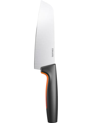 Fiskars Nóż Santoku "Functional Form" w kolorze czarnym - dł. 35,5 cm