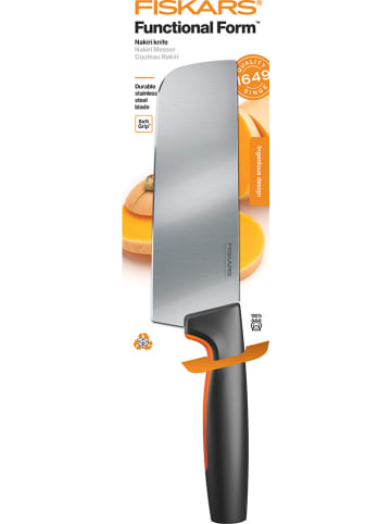 Fiskars Nóż Nakiri "Functional Form" w kolorze czarnym - dł. 28 cm