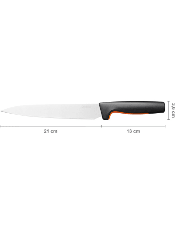 Fiskars Nóż "Functional Form" w kolorze czarnym do krojenia mięsa - dł. 34 cm