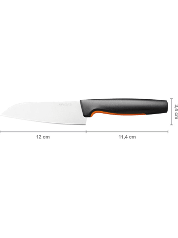 Fiskars Kochmesser "Functional Form" in Schwarz - (H)23,4 cm