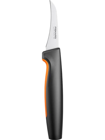 Fiskars Nóż "Functional Form" w kolorze srebrno-czarnym do obierania - dł. 26 cm