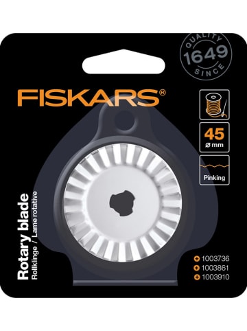 Fiskars Ersatzklinge mit Einkerbungen in Silber - Ø 4,5 cm