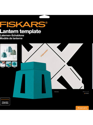 Fiskars 3D-Schbalone "Laterne" in Weiß - (H)11 cm