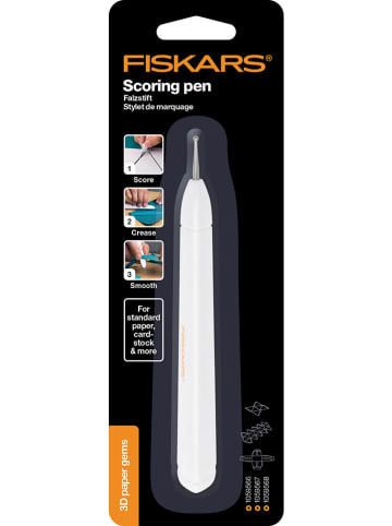 Fiskars Falzstift "Stylus" in Weiß - (H)21 cm