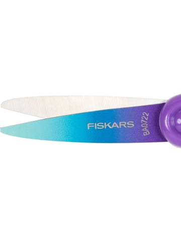 Fiskars Nożyczki w kolorze fioletowo-niebieskim dla dzieci - wys. 15 cm