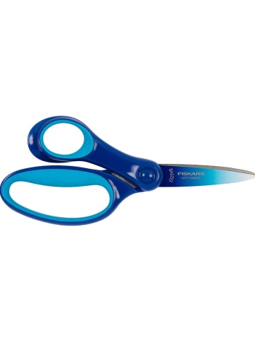 Fiskars Nożyczki w kolorze granatowo-błękitnym dla leworęcznych - wys. 15 cm - 8+