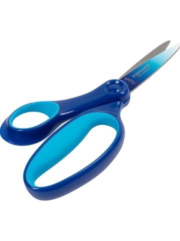 Fiskars Nożyczki w kolorze granatowo-błękitnym dla leworęcznych - wys. 15 cm - 8+