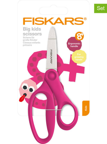 Fiskars Nożyczki (2 szt.) w kolorze różowym dla dzieci - wys. 15 cm