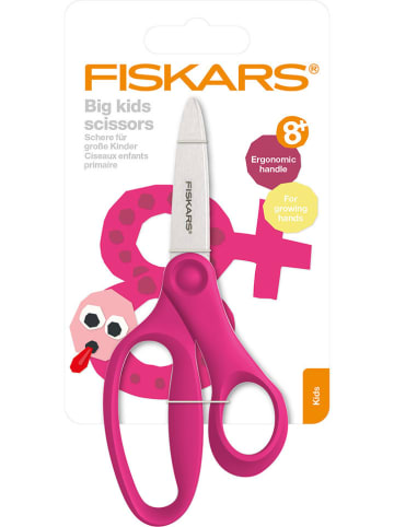 Fiskars Nożyczki w kolorze różowym dla dzieci - wys. 15 cm - 8+