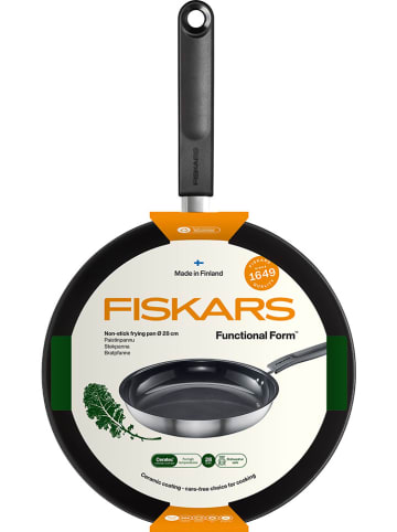 Fiskars Bratpfanne "Functional Form" in Silber - Ø 28 cm