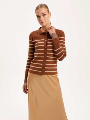 BGN Vest cognackleurig/beige