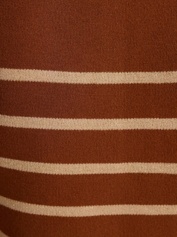 BGN Cardigan in Cognac/ Beige