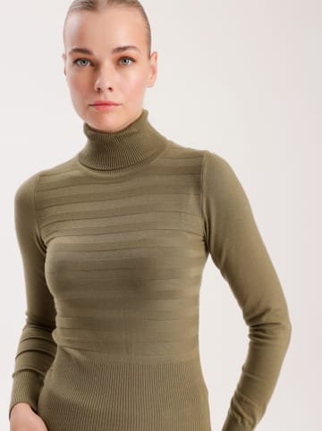BGN Rollkragenpullover in Khaki
