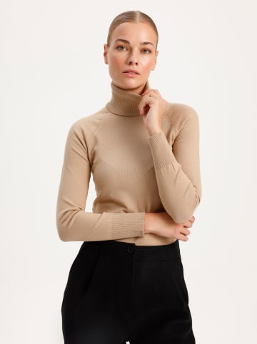BGN Rollkragenpullover in Beige