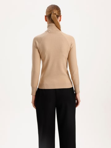 BGN Rollkragenpullover in Beige
