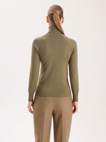 BGN Rollkragenpullover in Khaki