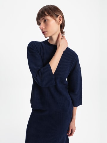 BGN Sweter w kolorze granatowym