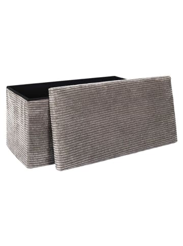 THE HOME DECO FACTORY Opbergkruk beige - (B)76 x (H)38 x (D)38 cm