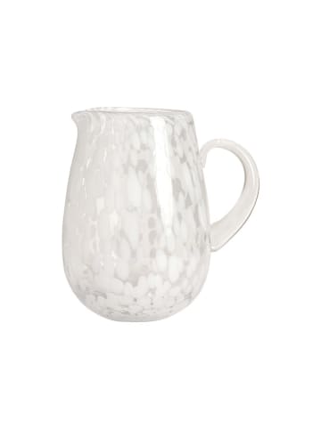 OYOY living design Karafka "Jali" w kolorze białym - wys. 20 x Ø 15,3 cm
