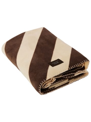 OYOY zoo Hondendeken "Kaya" bruin/beige - (L)205 x (B)180 cm