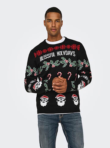 ONLY & SONS Pullover in Schwarz