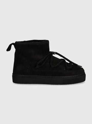 INUIKII Leder-Winterboots "Classic Low" in Schwarz