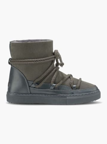 INUIKII Leder-Winterboots "Classic" in Anthrazit