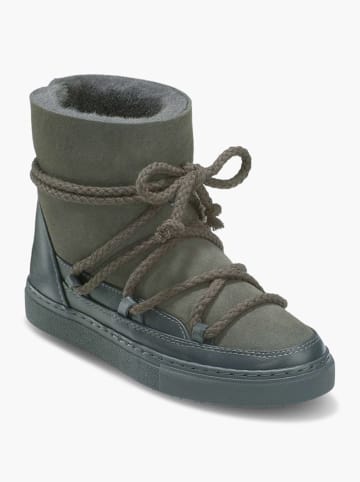 INUIKII Leder-Winterboots "Classic" in Anthrazit