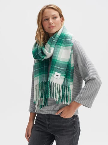 OPUS Colsjaal groen/wit - (L)190 x (B)67 cm