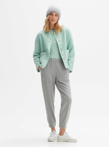 OPUS Teddyjacke in Türkis