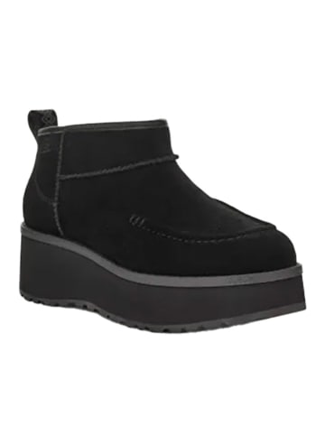 UGG Leder-Boots "Cityfunc Ultra Mini" in Schwarz