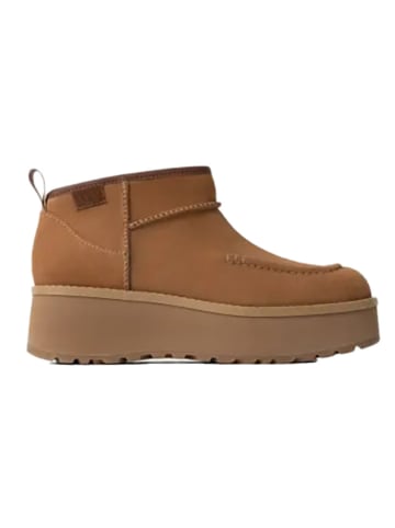 UGG Leren boots "Cityfunc Ultra Mini" lichtbruin