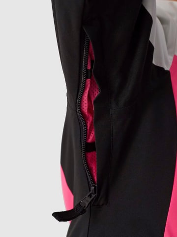 4F Ski-/ Snowboardjacke in Pink/ Schwarz/ Weiß
