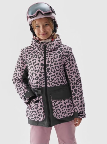 4F Ski-/ Snowboardjacke in Rosa/ Grau