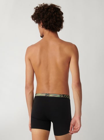 Sloggi 2er-Set: Boxershorts in Schwarz