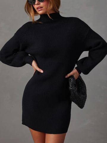 LA Angels Strickkleid in Schwarz